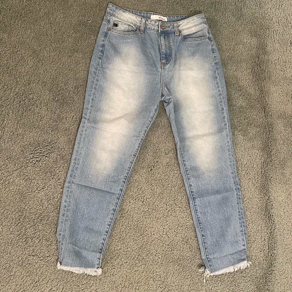 Kancan Jeans High Rise Straight Crop